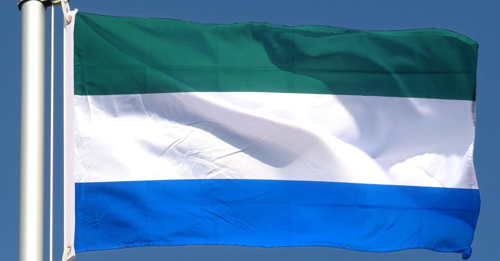 Сьерра-Леоне флаг